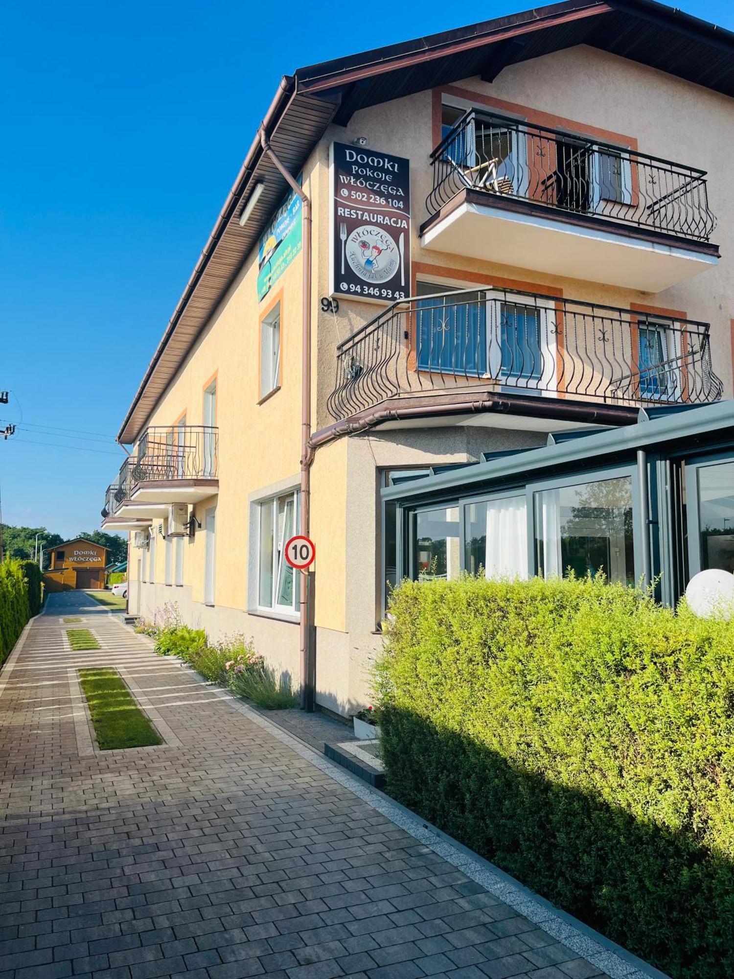 Domki, Apartamenty I Restauracja Wloczega Gąski Kültér fotó