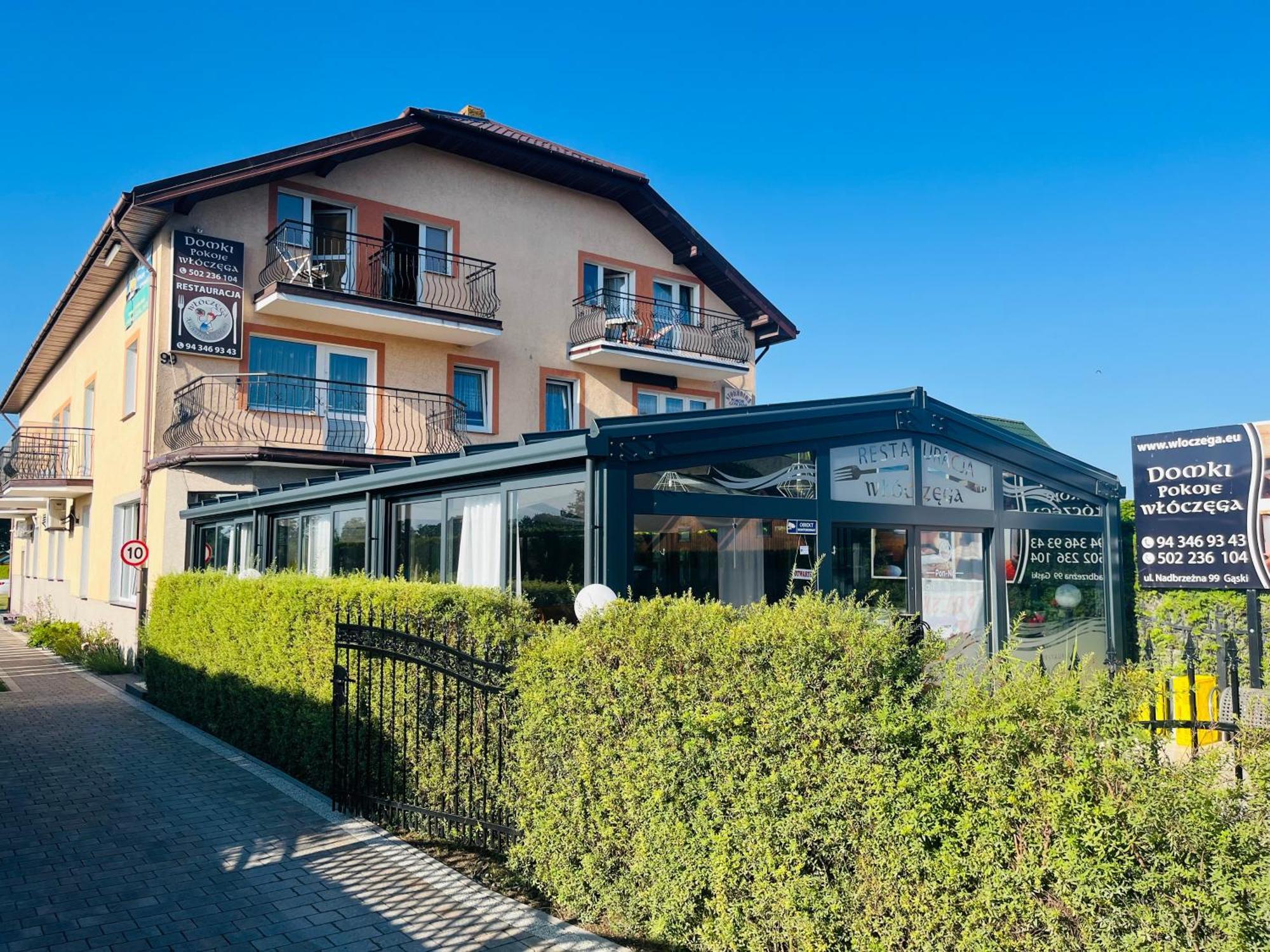Domki, Apartamenty I Restauracja Wloczega Gąski Kültér fotó